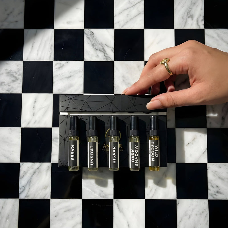 Anzior Deluxe Combo | 5ML Premium Mini Set | 36% Oil Concentration - AnziorEid Gift Set